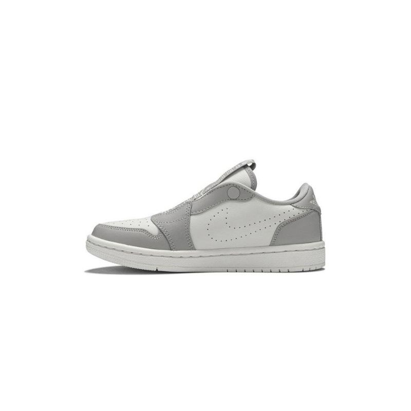 Air Jordan 1 Low Slip Hvid Grå Sko Dame