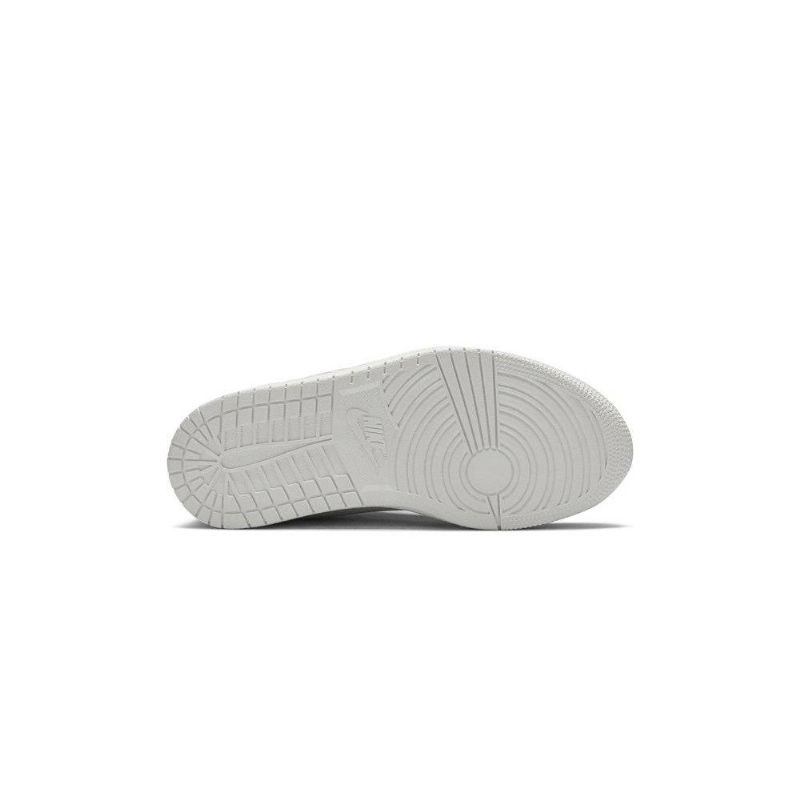 Air Jordan 1 Low Slip Hvid Grå Sko Dame