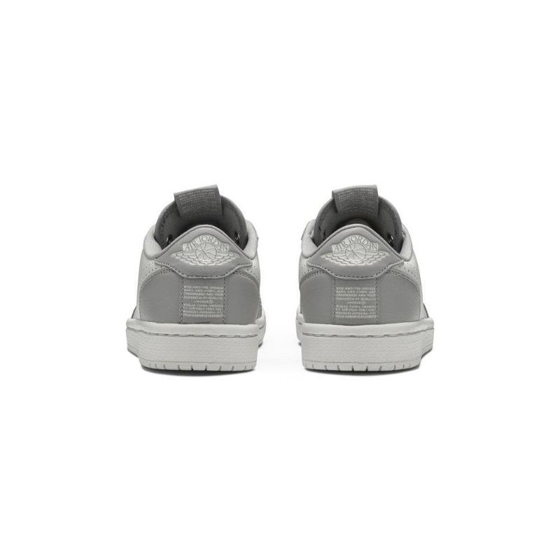 Air Jordan 1 Low Slip Hvid Grå Sko Dame
