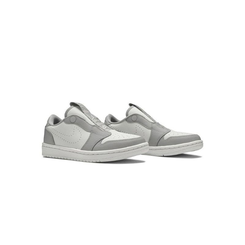Air Jordan 1 Low Slip Hvid Grå Sko Dame