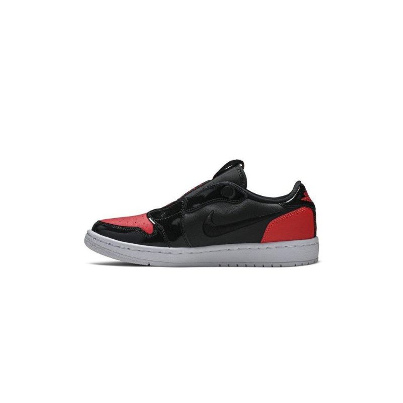 Air Jordan 1 Low Slip Rød Sort Sko Dame