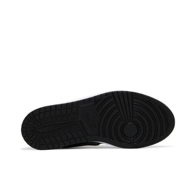 Air Jordan 1 Low Slip Sort Grå Hvid Sko Dame