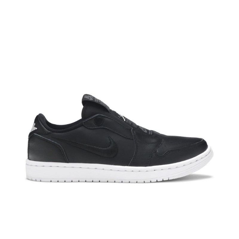 Air Jordan 1 Low Slip Sort Hvid Sko Dame