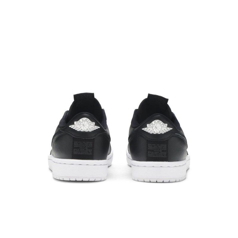 Air Jordan 1 Low Slip Sort Hvid Sko Dame