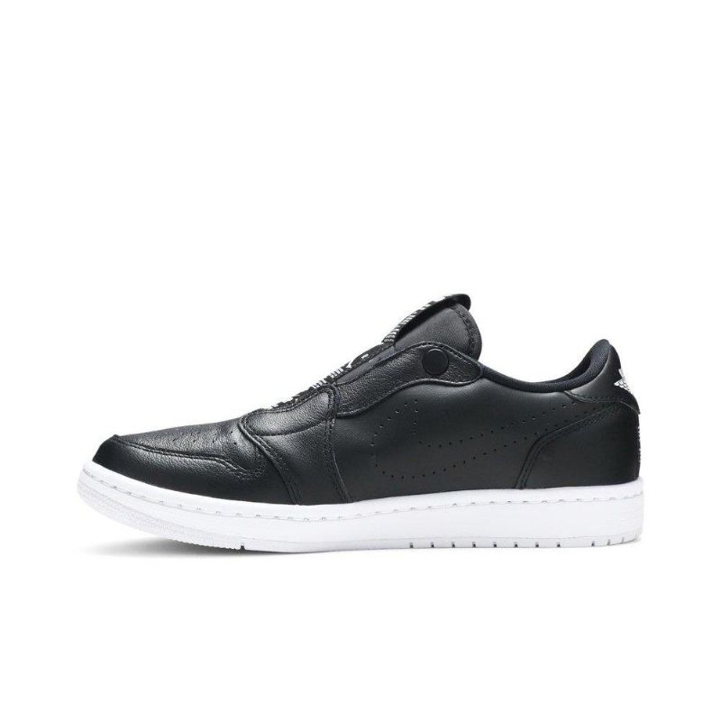 Air Jordan 1 Low Slip Sort Hvid Sko Dame