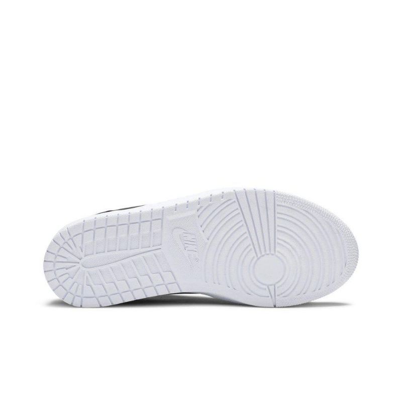 Air Jordan 1 Low Slip Sort Hvid Sko Dame
