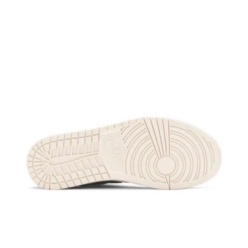 Air Jordan 1 Low Sort Beige Sko Dame