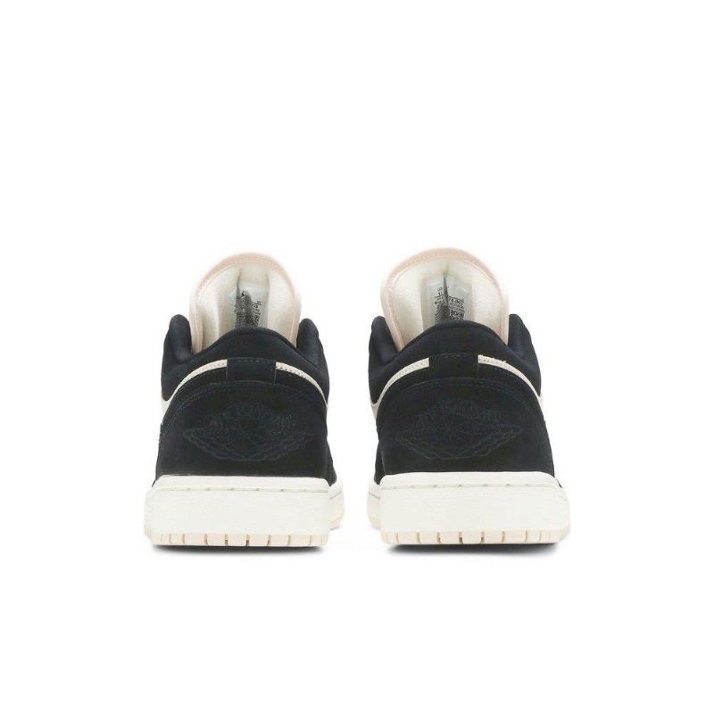 Air Jordan 1 Low Sort Beige Sko Dame