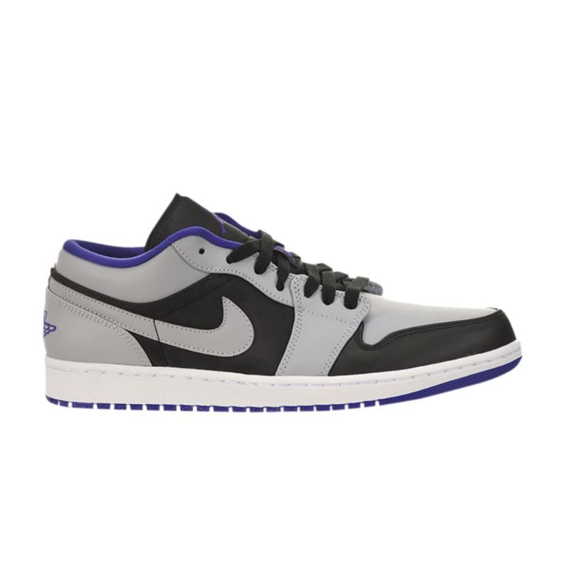 Air Jordan 1 Low Sort Grå Blå Sko Herre