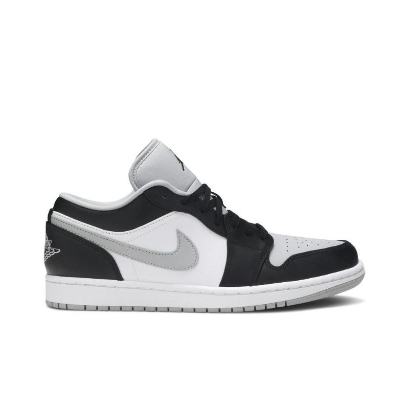 Air Jordan 1 Low Sort Grå Hvid Sko Herre
