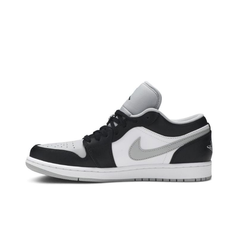 Air Jordan 1 Low Sort Grå Hvid Sko Herre