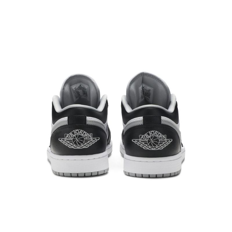 Air Jordan 1 Low Sort Grå Hvid Sko Herre