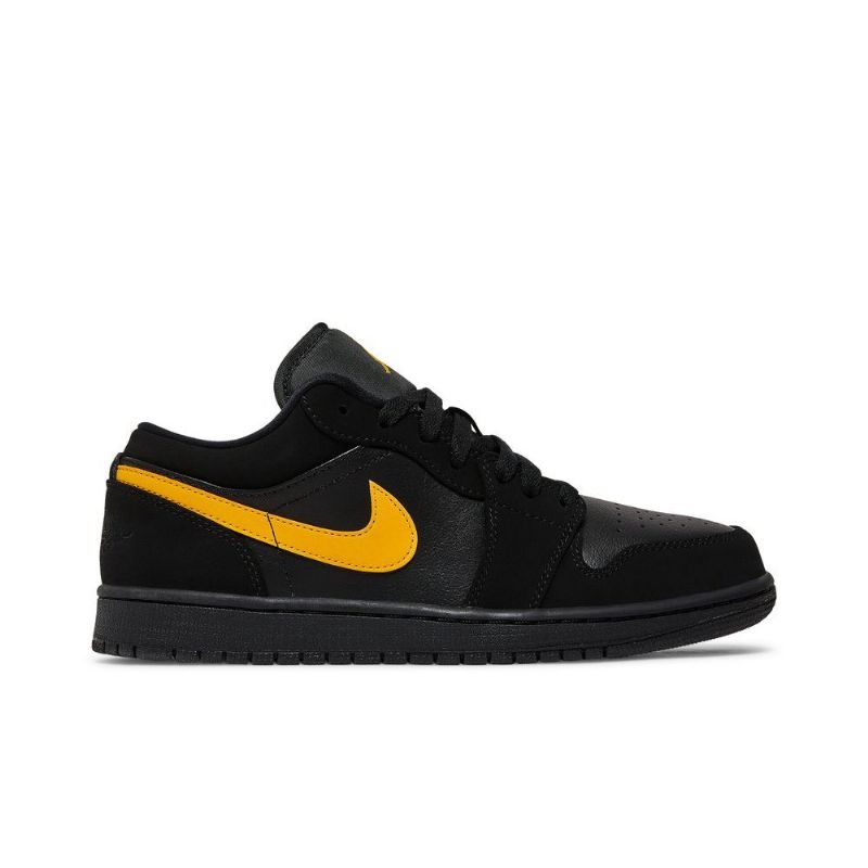 Air Jordan 1 Low Sort Guld Sko Herre