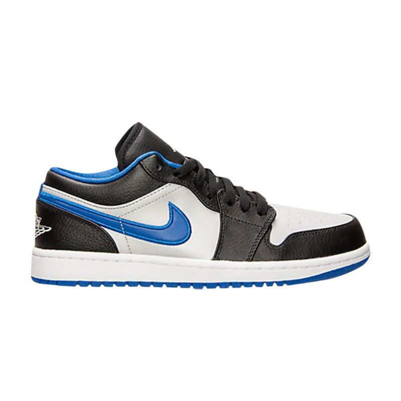 Air Jordan 1 Low Sort Hvid Blå Sko Herre