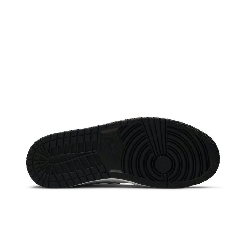 Air Jordan 1 Low Sort Hvid Grå Sko Herre