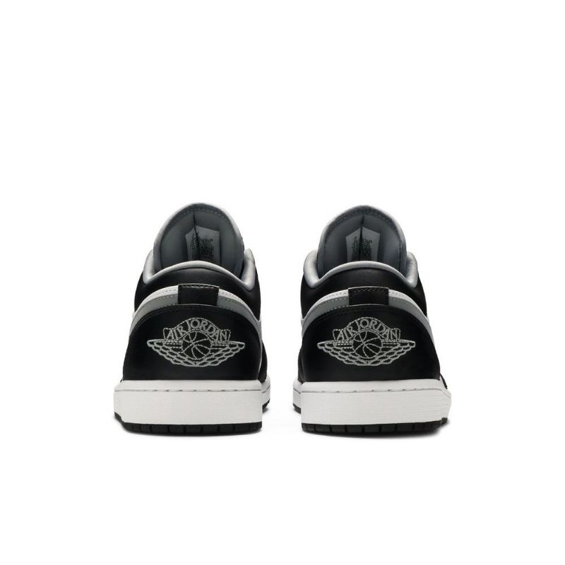 Air Jordan 1 Low Sort Hvid Grå Sko Herre