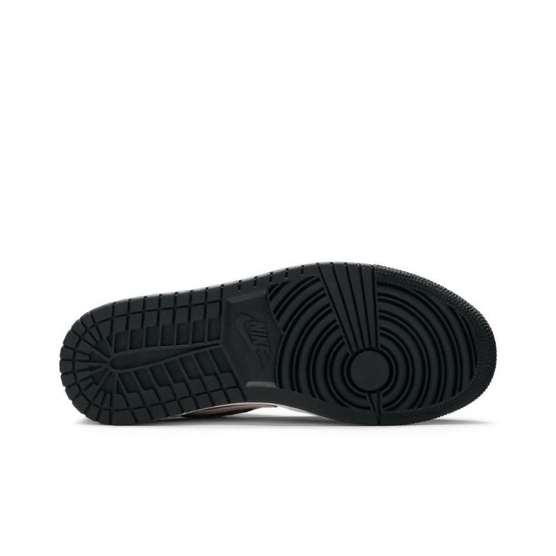 Air Jordan 1 Low Sort Hvid Lyserød Grøn Sko Herre