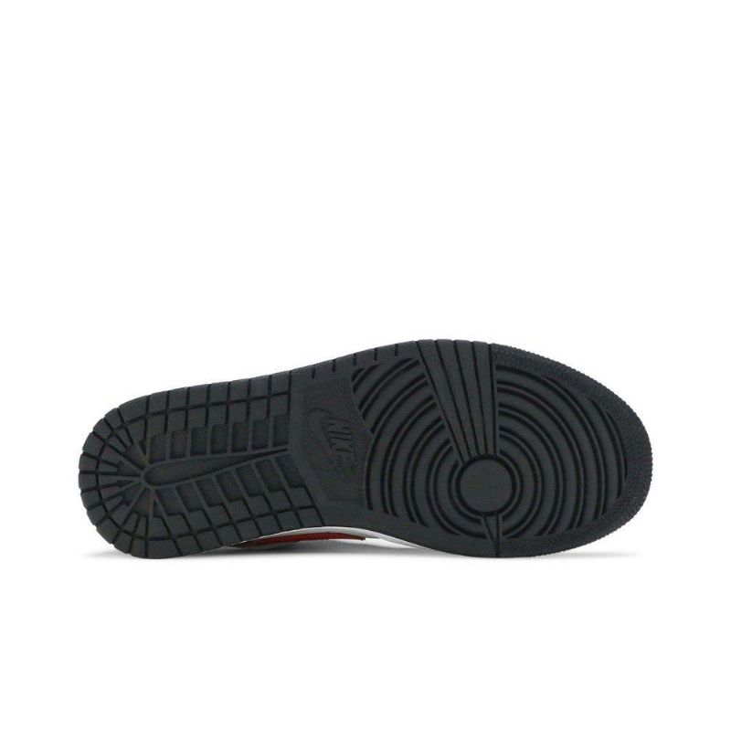 Air Jordan 1 Low Sort Hvid Rød Sko Dame