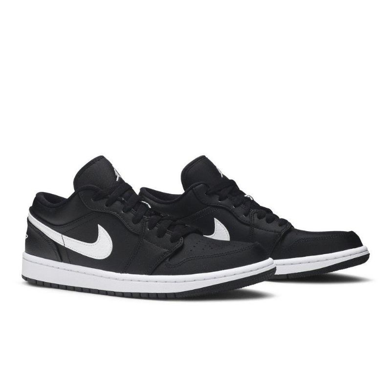 Air Jordan 1 Low Sort Hvid Sko Dame