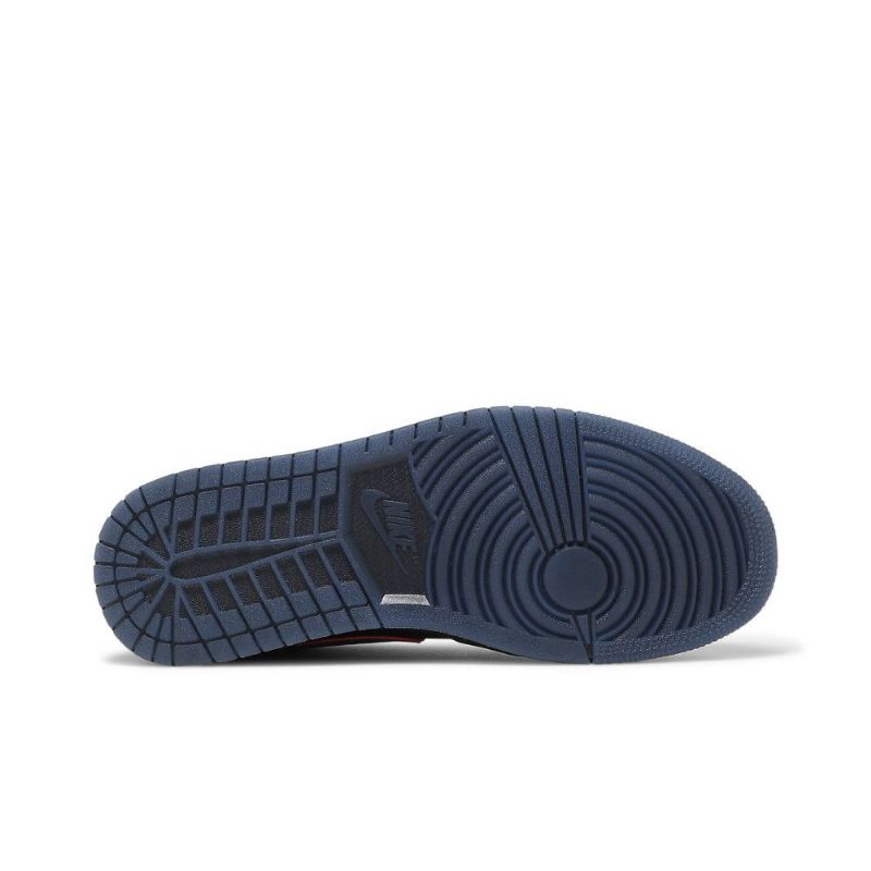 Air Jordan 1 Low Sort Rød Sko Herre