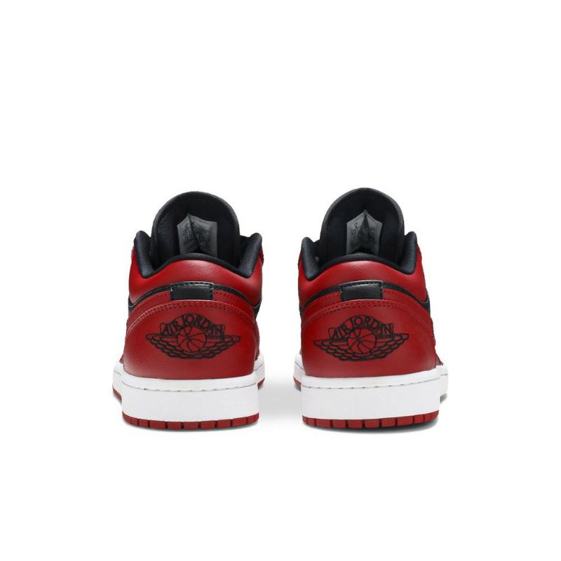 Air Jordan 1 Low Sort Rød Sko Herre