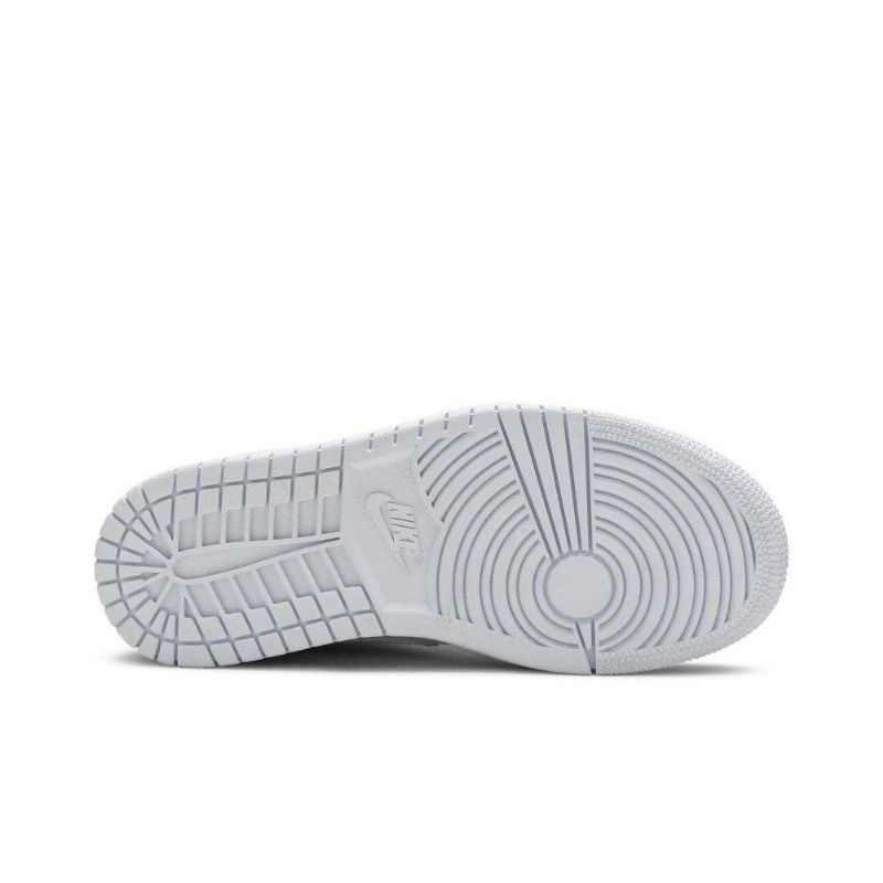 Air Jordan 1 Mid Hvid Sko Dame