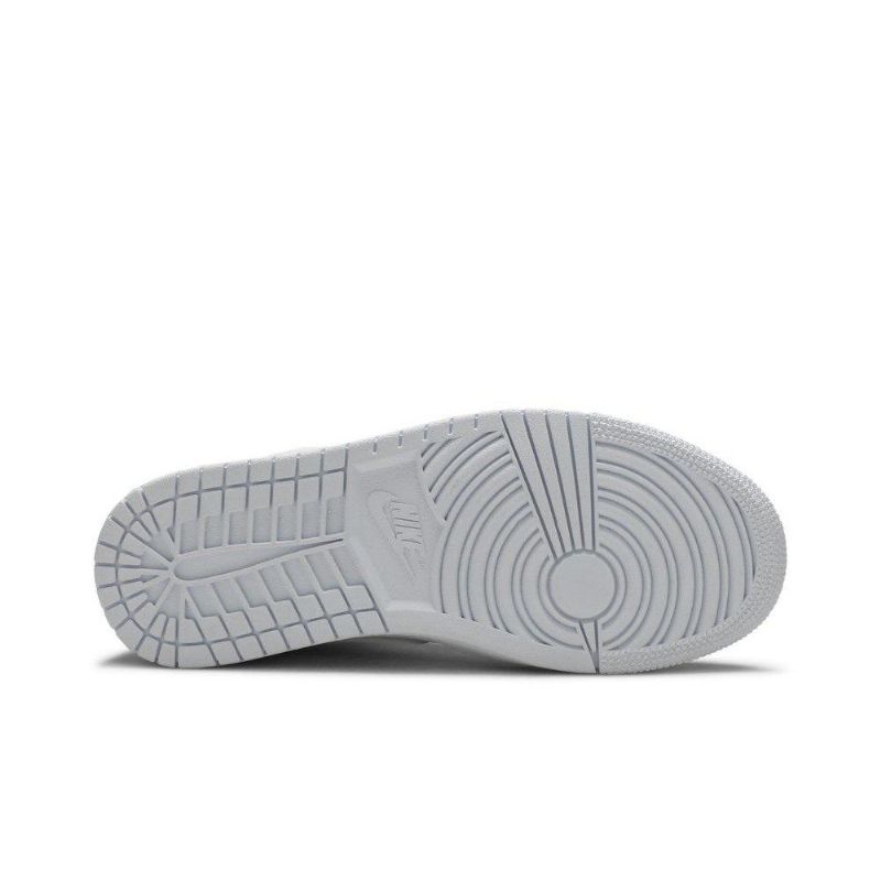 Air Jordan 1 Mid Hvid Sko Dame