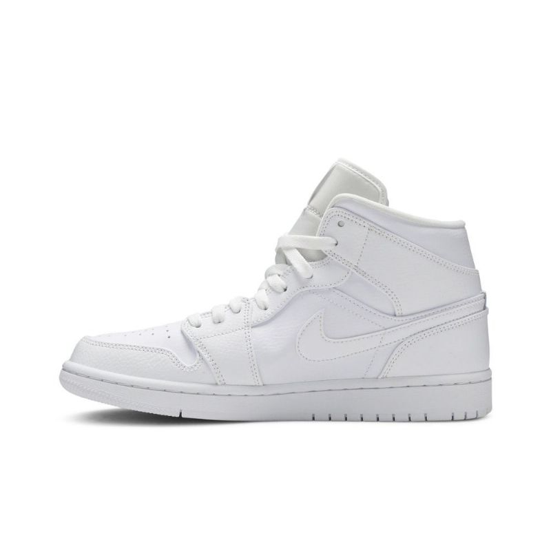 Air Jordan 1 Mid Hvid Sko Herre