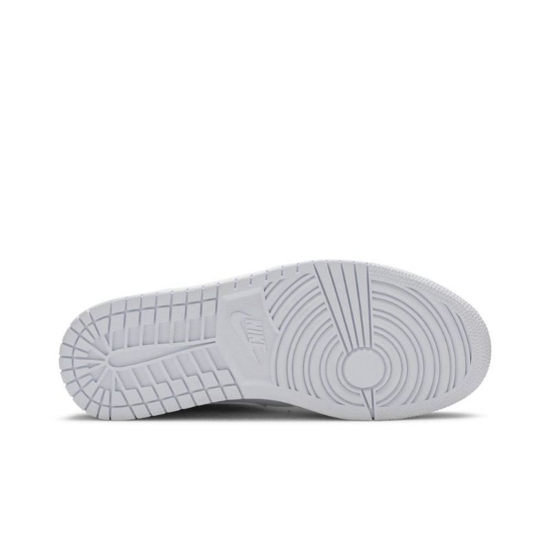 Air Jordan 1 Mid Hvid Sko Herre