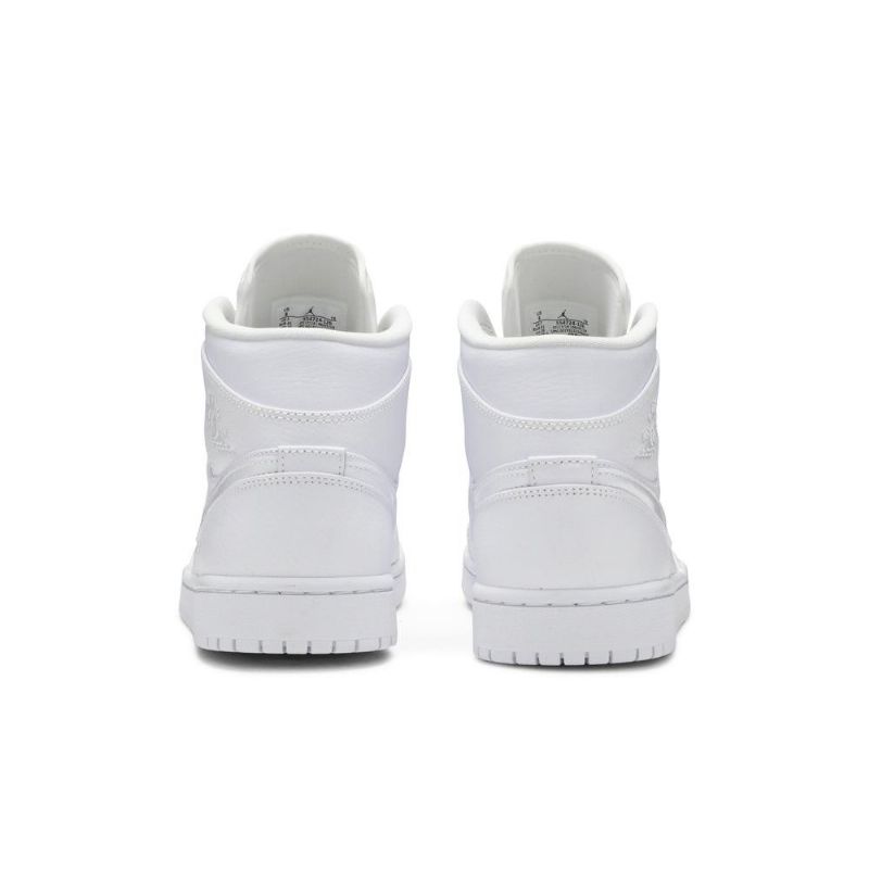 Air Jordan 1 Mid Hvid Sko Herre