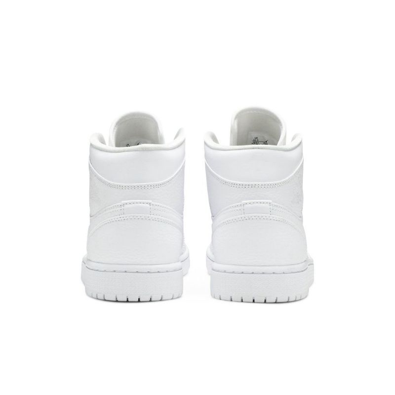 Air Jordan 1 Mid Hvid Sko Herre