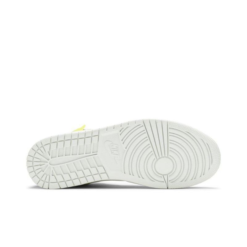 Air Jordan 1 Mid Lx Hvid Gul Sko Dame