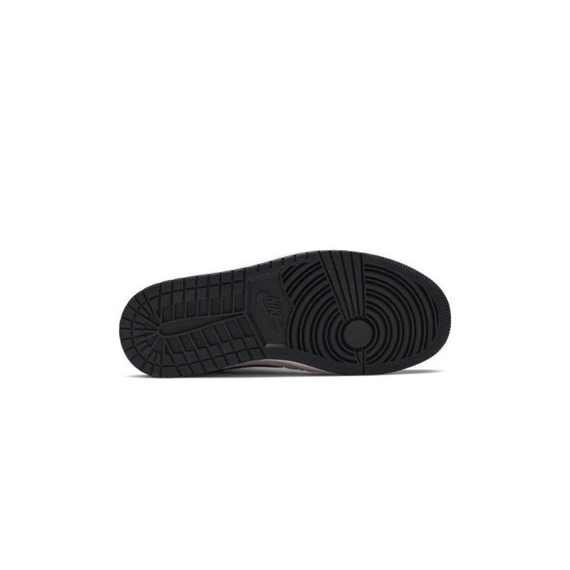 Air Jordan 1 Mid Lyserød Sort Flerfarvede Sko Dame