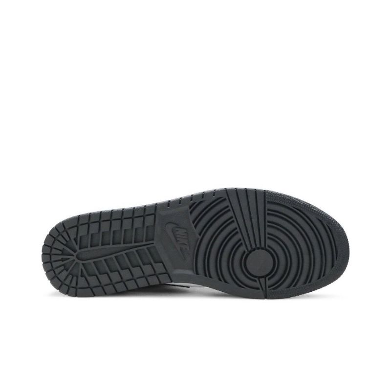 Air Jordan 1 Mid Rød Hvid Sort Sko Herre