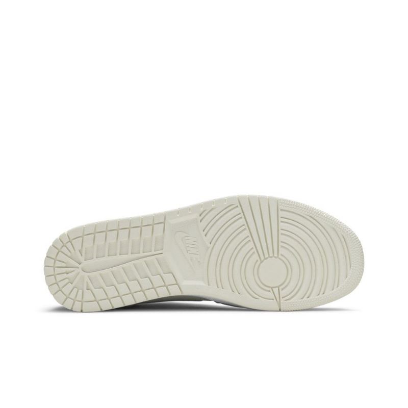 Air Jordan 1 Mid Se Blå Hvid Sko Herre