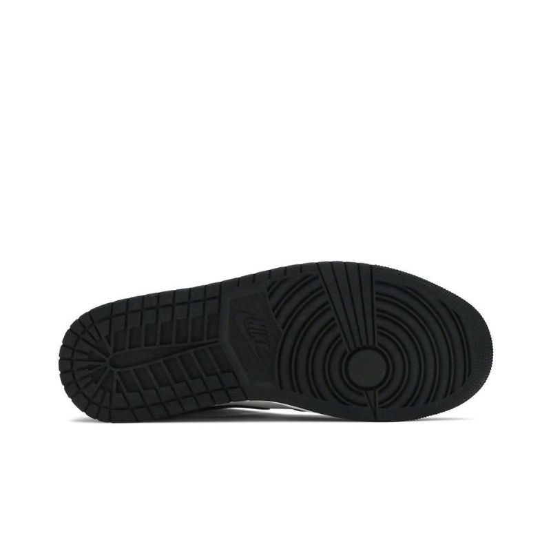 Air Jordan 1 Mid Se Blå Hvid Sort Sko Herre