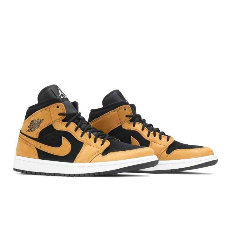 Air Jordan 1 Mid Se Brun Sort Sko Dame