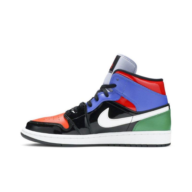 Air Jordan 1 Mid Se Flerfarvede Sko Dame