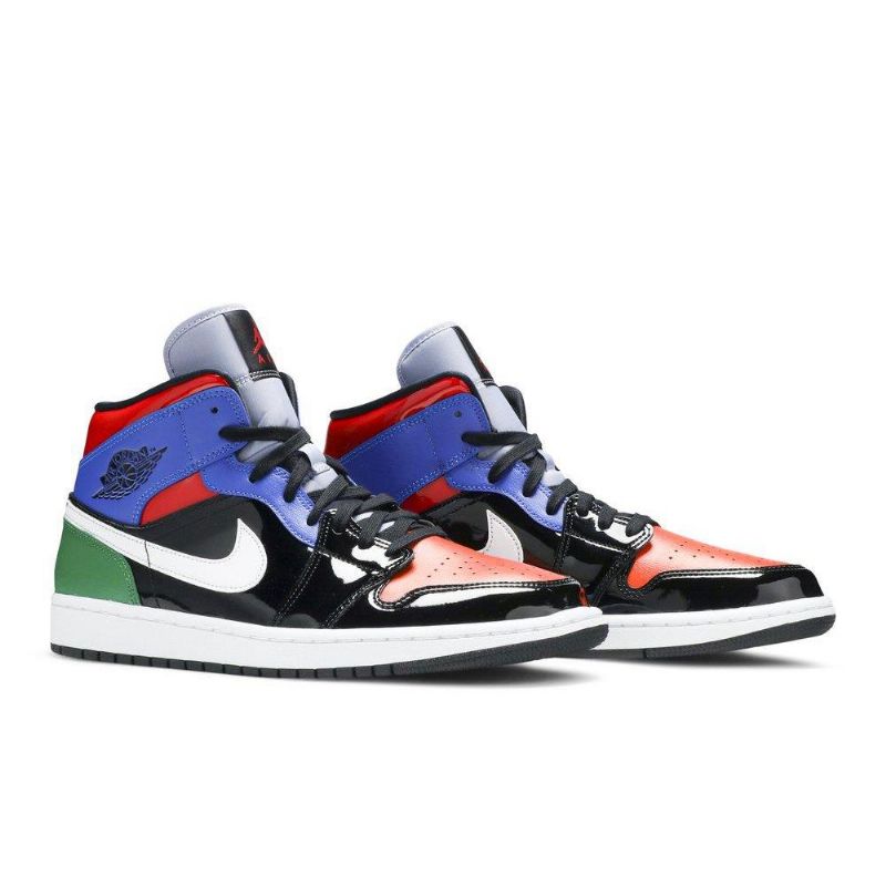 Air Jordan 1 Mid Se Flerfarvede Sko Dame