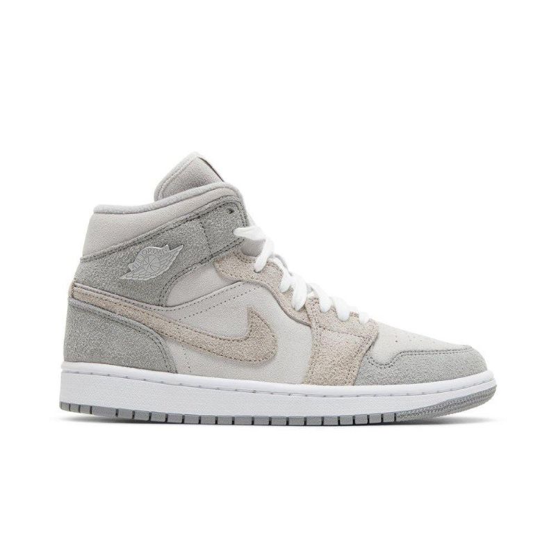 Air Jordan 1 Mid Se Grå Sko Dame