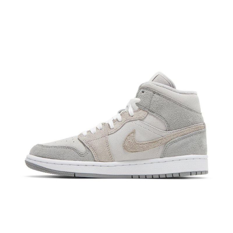 Air Jordan 1 Mid Se Grå Sko Dame