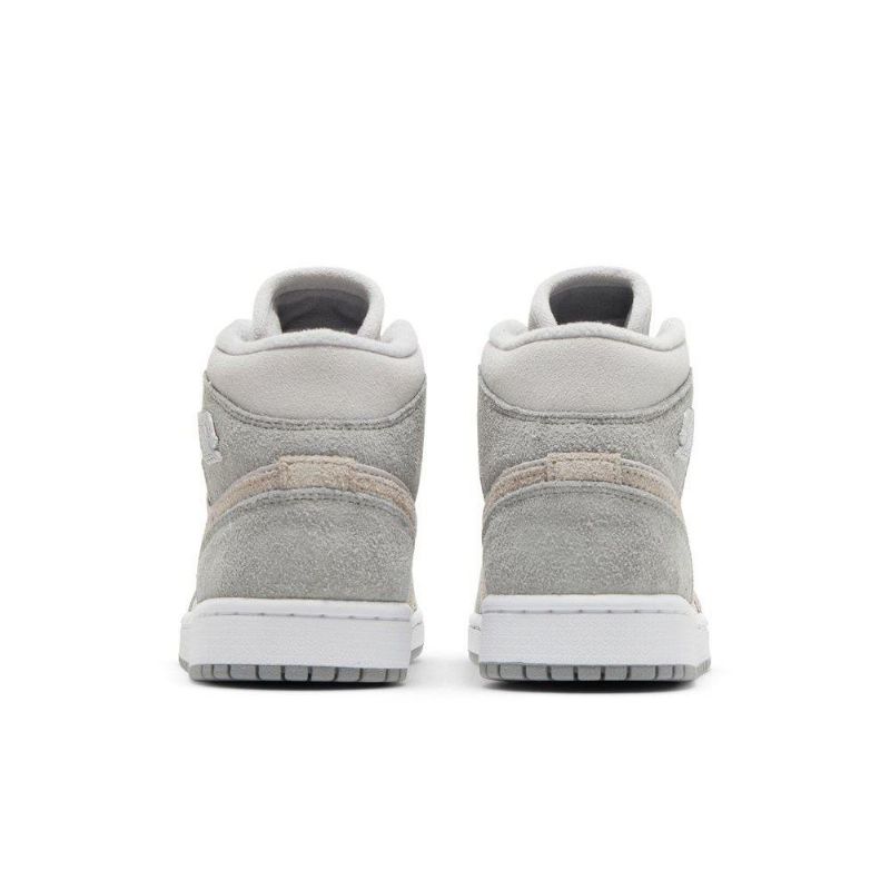 Air Jordan 1 Mid Se Grå Sko Dame