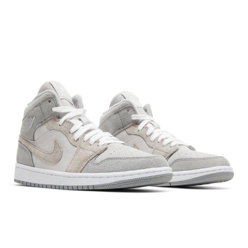 Air Jordan 1 Mid Se Grå Sko Dame