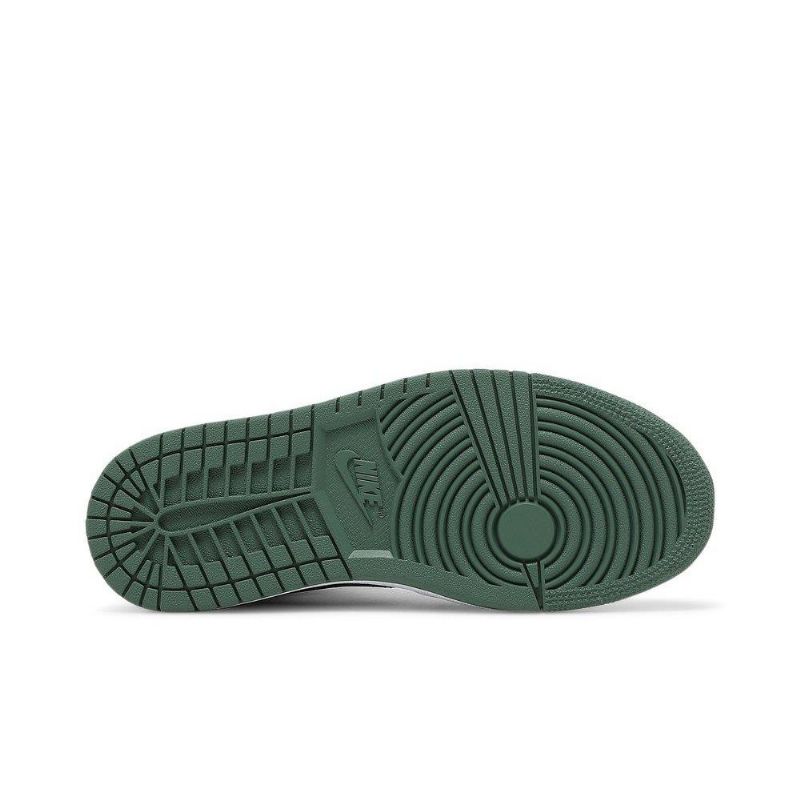 Air Jordan 1 Mid Se Grøn Sort Lyserød Sko Dame