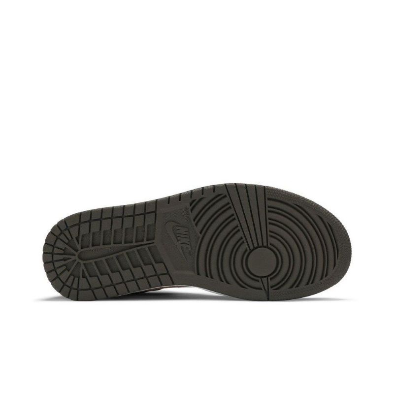 Air Jordan 1 Mid Se Hvid Sort Lyserød Sko Dame