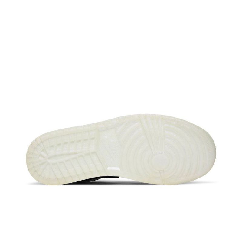 Air Jordan 1 Mid Se Hvid Sort Sko Herre