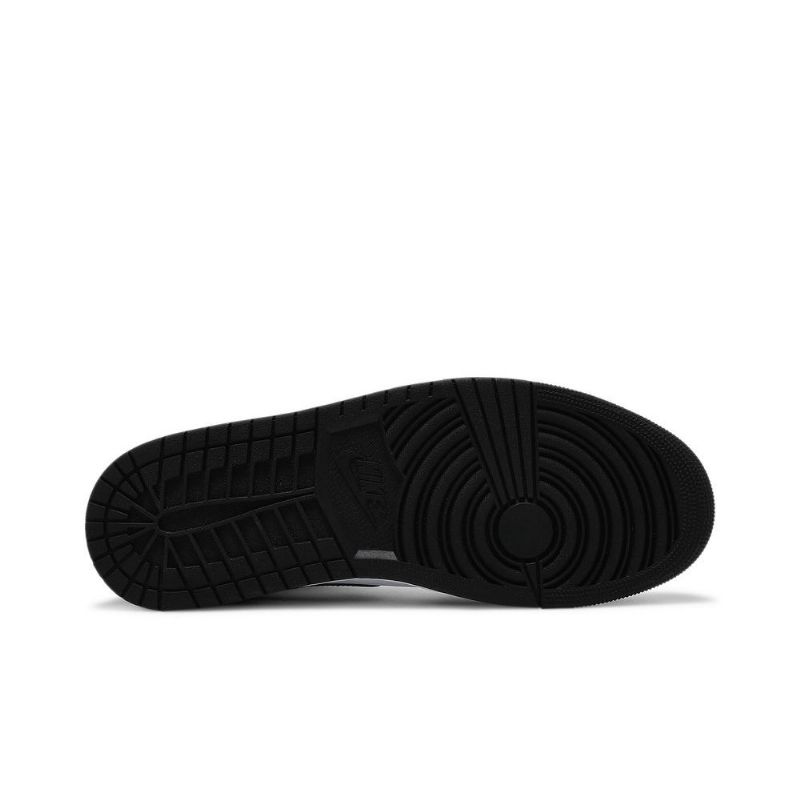 Air Jordan 1 Mid Se Hvid Sort Sko Herre