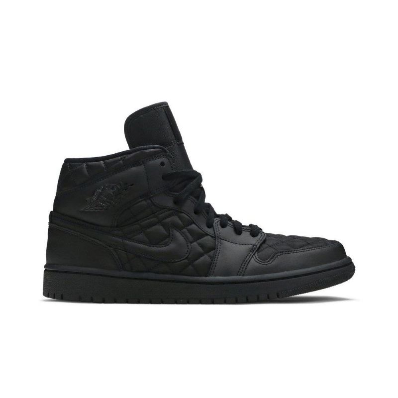 Air Jordan 1 Mid Se Sort Sko Dame