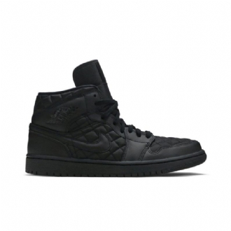 Air Jordan 1 Mid Se Sort Sko Dame