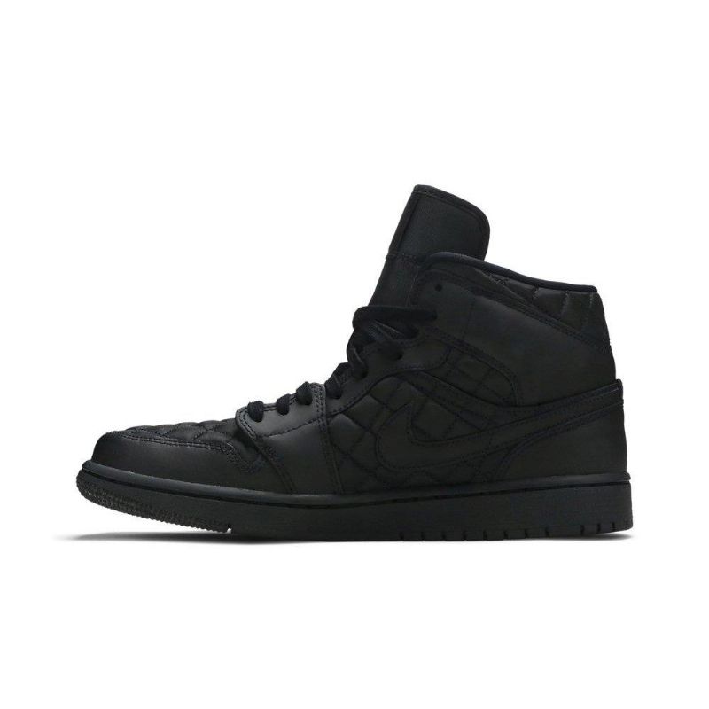 Air Jordan 1 Mid Se Sort Sko Dame